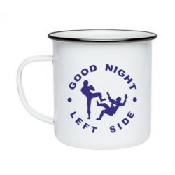Кружка эмалированная Good Night - PrintSalon