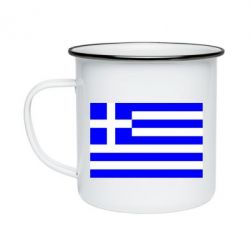 Кружка эмалированная Греция - PrintSalon