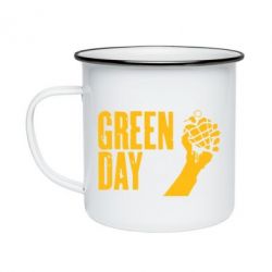Кружка эмалированная Green Day American Idiot - PrintSalon