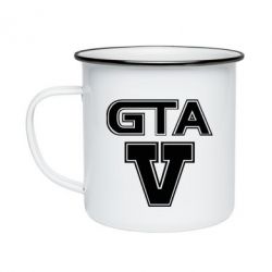 Кружка емальована GTA 5 - PrintSalon