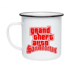 Кружка эмалированная GTA San Andreas - PrintSalon