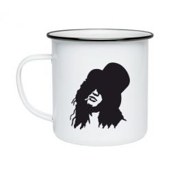 Кружка эмалированная Guns n' Roses Slash - PrintSalon