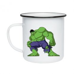 Кружка емальована Халк - PrintSalon