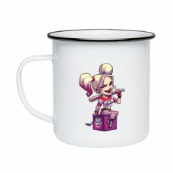 Кружка эмалированная Harley Quinn1 - PrintSalon
