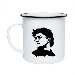 Кружка емальована Harry Potter silhouette - PrintSalon