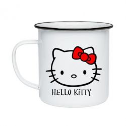 Кружка эмалированная Hello Kitty - PrintSalon