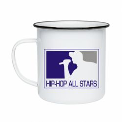 Кружка эмалированная Hip-hop all stars - PrintSalon