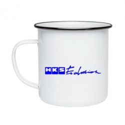 Кружка эмалированная HKS logo - PrintSalon