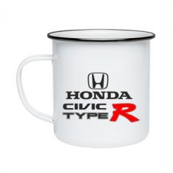 Кружка эмалированная Honda Civic Type R - PrintSalon
