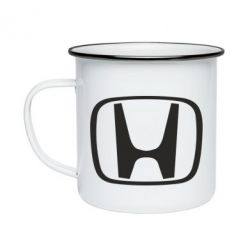 Кружка эмалированная Honda Logo - PrintSalon