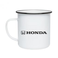 Кружка эмалированная Honda Small Logo - PrintSalon