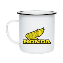 Кружка эмалированная Honda Vintage Logo - PrintSalon