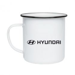 Кружка эмалированная Hyundai 2 - PrintSalon