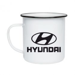 Кружка эмалированная HYUNDAI - PrintSalon