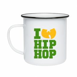 Кружка емальована I love Hip-hop Wu-Tang - PrintSalon