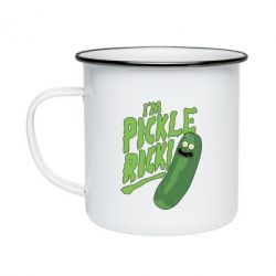 Кружка эмалированная I'm Pickle Rick! - PrintSalon