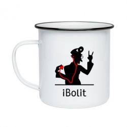 Кружка эмалированная iBolit - PrintSalon