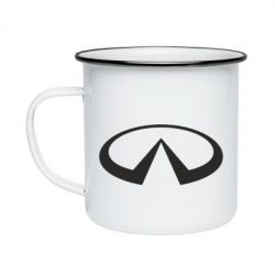 Кружка емальована Infiniti logo - PrintSalon