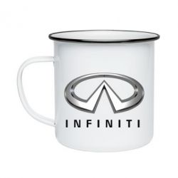 Кружка емальована Infinity Logo 3D - PrintSalon
