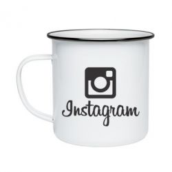 Кружка эмалированная Instagram - PrintSalon