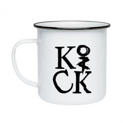 Кружка эмалированная Invincible tricking - PrintSalon