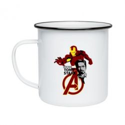 Кружка эмалированная Iron Man-Tony Stark - PrintSalon