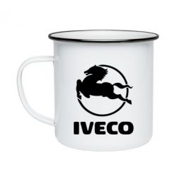 Кружка эмалированная IVECO - PrintSalon