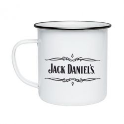 Кружка емальована Jack daniel's Logo-PrintSalon Кружка емальована Jack daniel's Logo