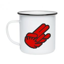 Кружка эмалированная JDM Arm - PrintSalon