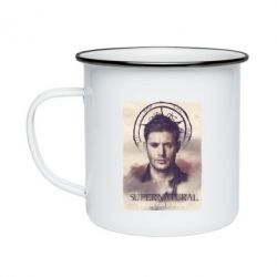 Кружка емальована Jensen Ackles - PrintSalon