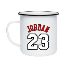Кружка эмалированная Jordan 23 - PrintSalon
