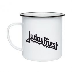 Кружка эмалированная Judas Priest Logo - PrintSalon