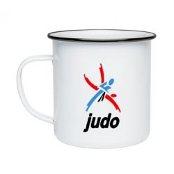 Кружка эмалированная Judo Logo - PrintSalon