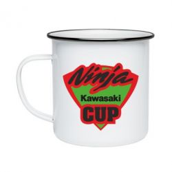 Кружка емальована Kawasaki Ninja Cup - PrintSalon