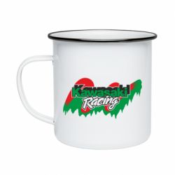 Кружка емальована Kawasaki Racing - PrintSalon
