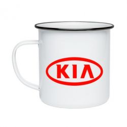 Кружка эмалированная KIA Small - PrintSalon