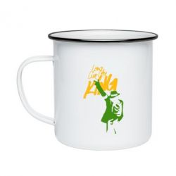 Кружка эмалированная King MJ - PrintSalon