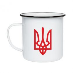 Кружка емальована Класичний герб України - PrintSalon