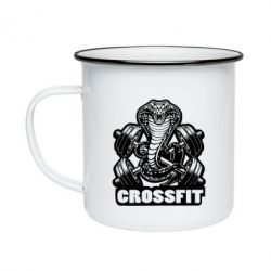 Кружка эмалированная Кобра CrossFit - PrintSalon