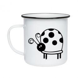 Кружка эмалированная Коровка - PrintSalon