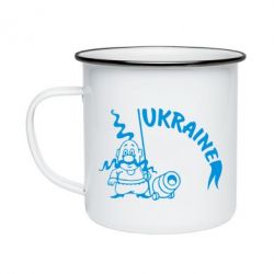 Кружка эмалированная Козак з гарматою - PrintSalon