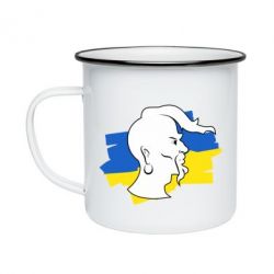 Кружка эмалированная Kozak zahisnik - PrintSalon