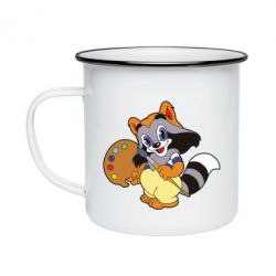 Кружка эмалированная Крошка Енот - PrintSalon