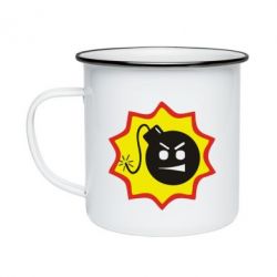 Кружка эмалированная Крутой Сем - PrintSalon