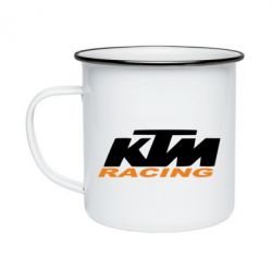Кружка эмалированная KTM Racing - PrintSalon