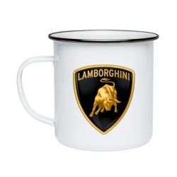 Кружка емальована Lamborghini Logo - PrintSalon