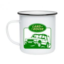 Кружка эмалированная Land Rover - PrintSalon