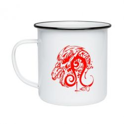 Кружка эмалированная Leo (Лев) - PrintSalon
