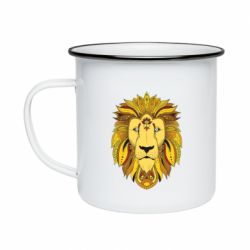 Кружка эмалированная Lion art - PrintSalon