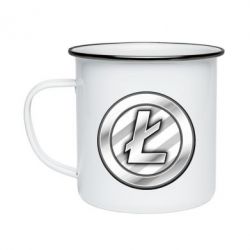 Кружка эмалированная Litecoin - PrintSalon